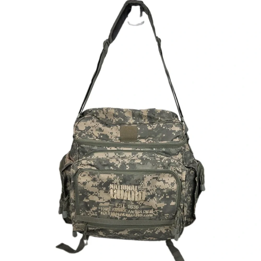 U.S. Army National Guard Backpack Laptop Digital Camo American Soldier Bag